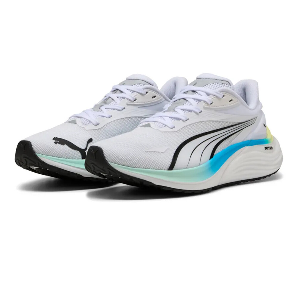 PUMA White-Mint Melt-Speed Blue