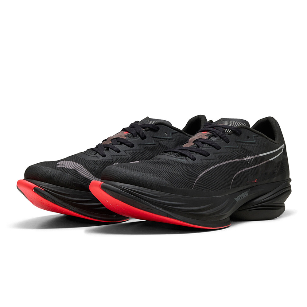 PUMA Black-Ultra Red