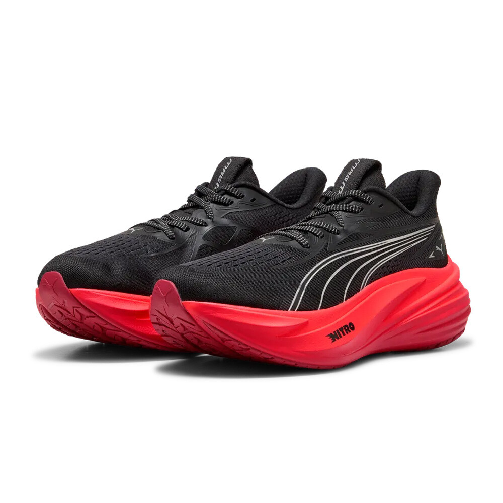 PUMA Black-Ultra Red