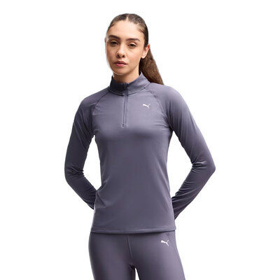 Puma Run Velocity CloudSpun Quarter Reißverschluss Damen Top - AW26