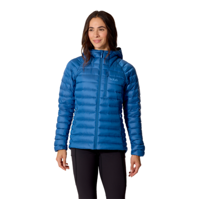 Rab Microlight Alpine Down Hooded mujer chaqueta - AW26