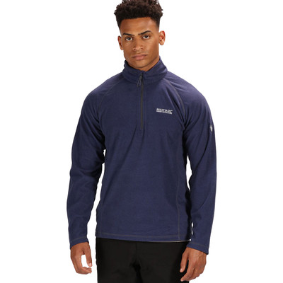 Regatta Mens Elgon IV Half Zip Fleece Top Green Sports Outdoors Warm Breathable