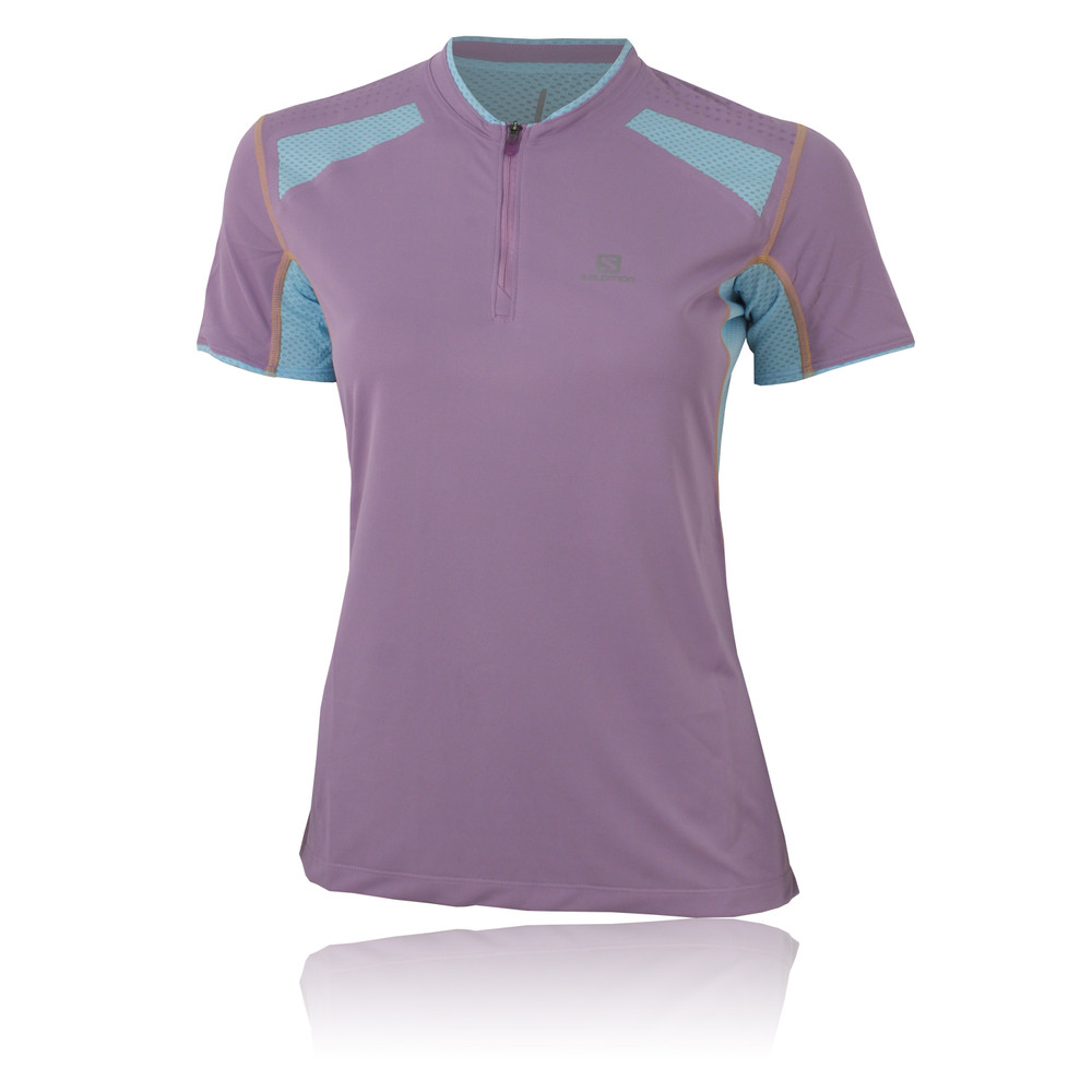 Salomon Ultra Trail Women's HalfZip Short Sleeve Running TShirt