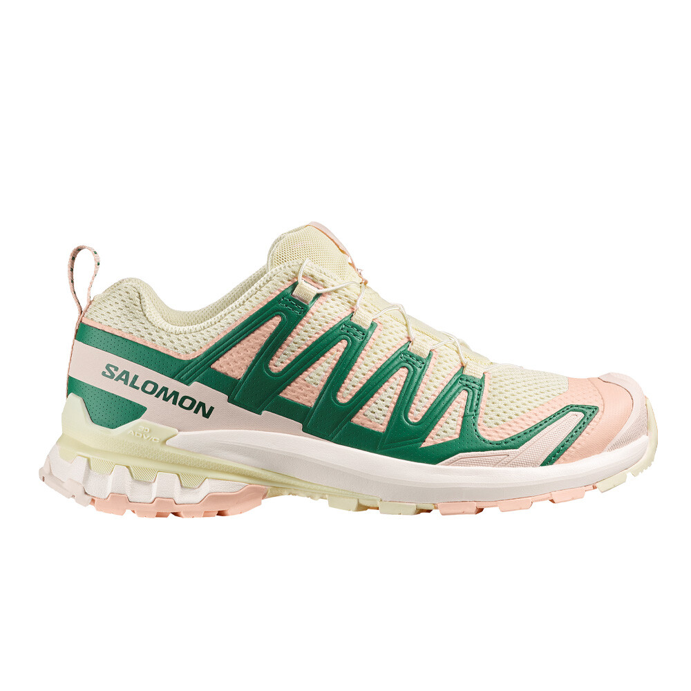 Transparent Yellow / Green Jacket / Almond Cream