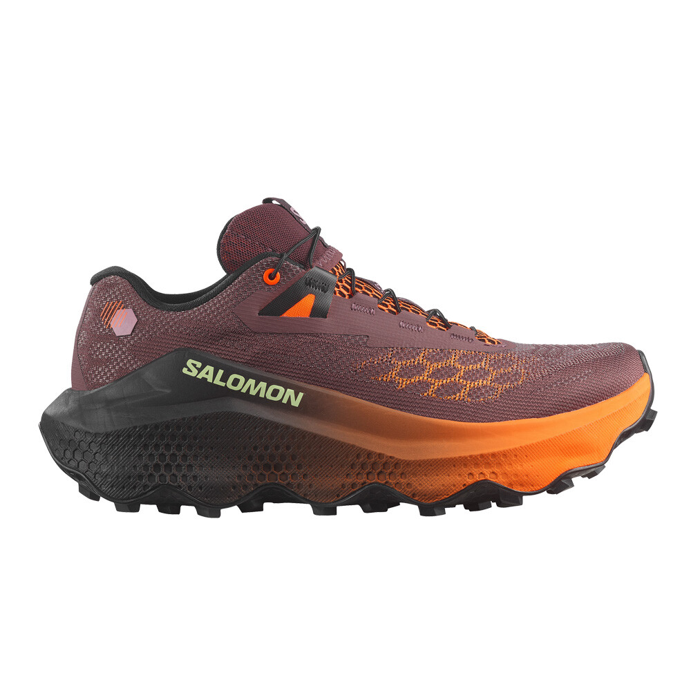 Huckleberry / Black / Red Orange