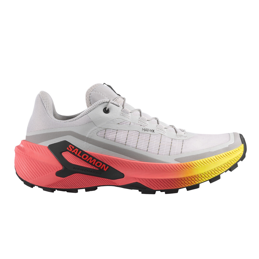 Gray Violet / Safety Yellow / Neon Flame