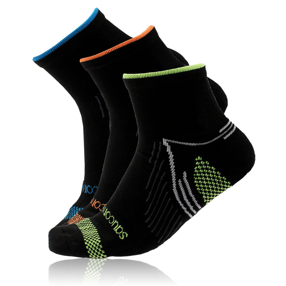 Saucony River 3 pack Quarter Anklet Socks