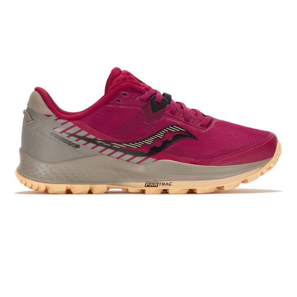 thumbnail image 2 of Saucony Women’s Peregrine 11 Trail Running Shoes – Grippy PWRTRAC Lugs, Responsive PWRRUN Cushioning & Protective Upper For Rugged Terrain 2 of 9