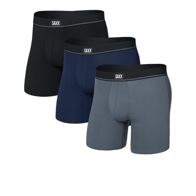 Saxx Essential Cotton Men's Boxer Brief (3 Pack) - AW25