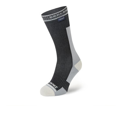 SealSkinz Halverstone Lightweight Waterproof Mid Length Running Socks - AW25