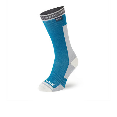 SealSkinz Halverstone Lightweight Waterproof Mid Length Running Socks - AW25