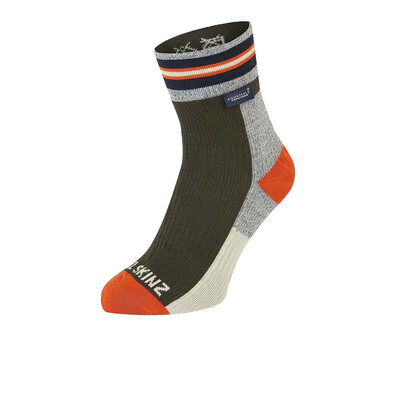 SealSkinz Surlingham Impermeabile Striped Cuff Ankle Calze - AW26
