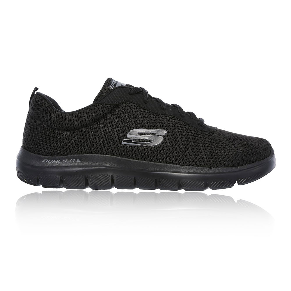 skechers flex sole hombre marron