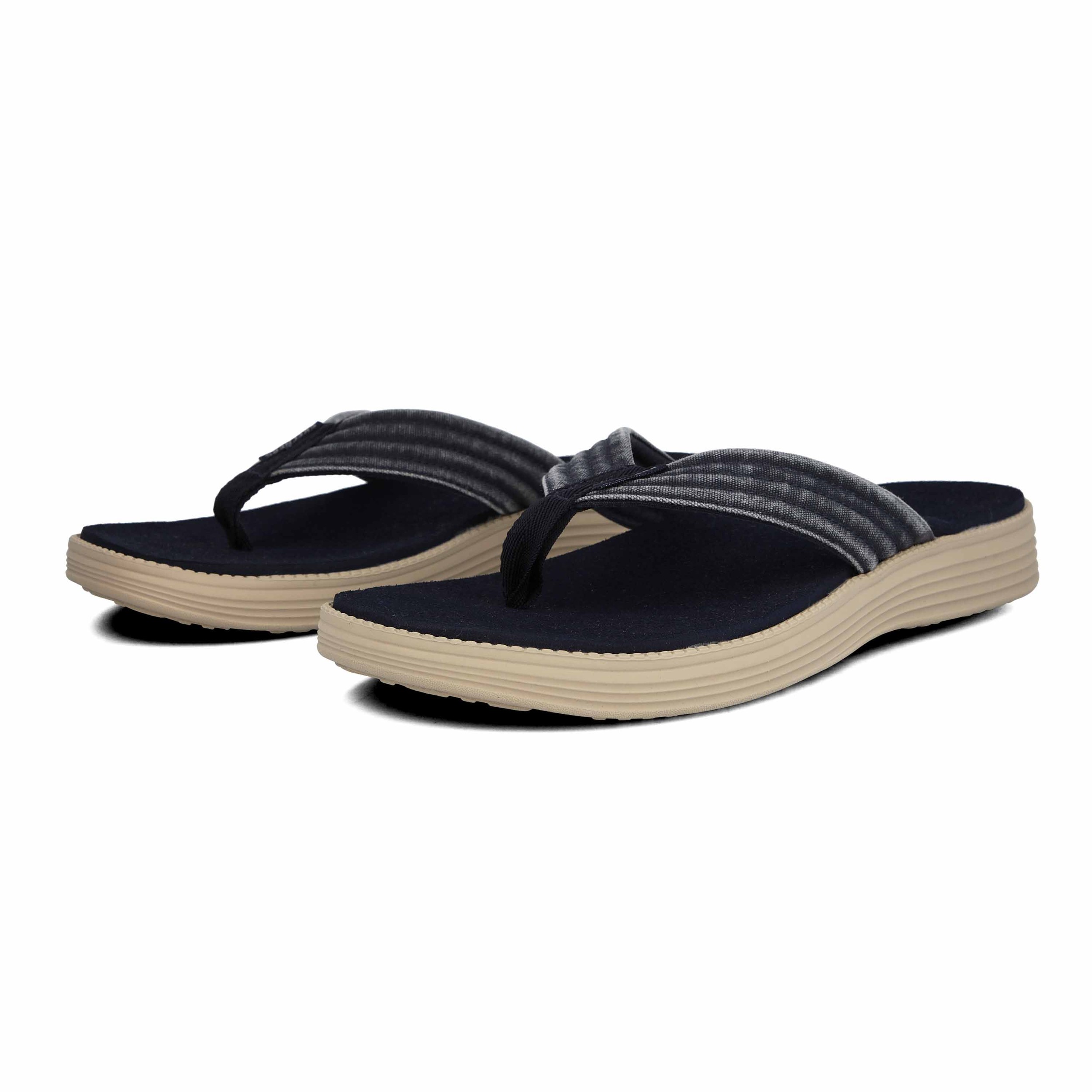 skechers sandals mens navy