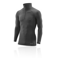 Skins Homme dnamic Team Compression Haut à Manches Longues Blanc Sports Running Gym