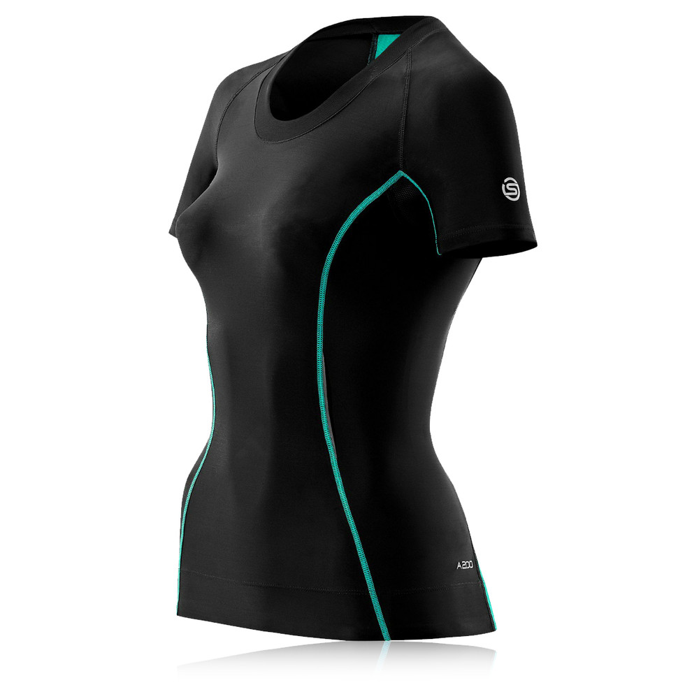 Skins A200 Women's Short Sleeve Compression Running TShirt