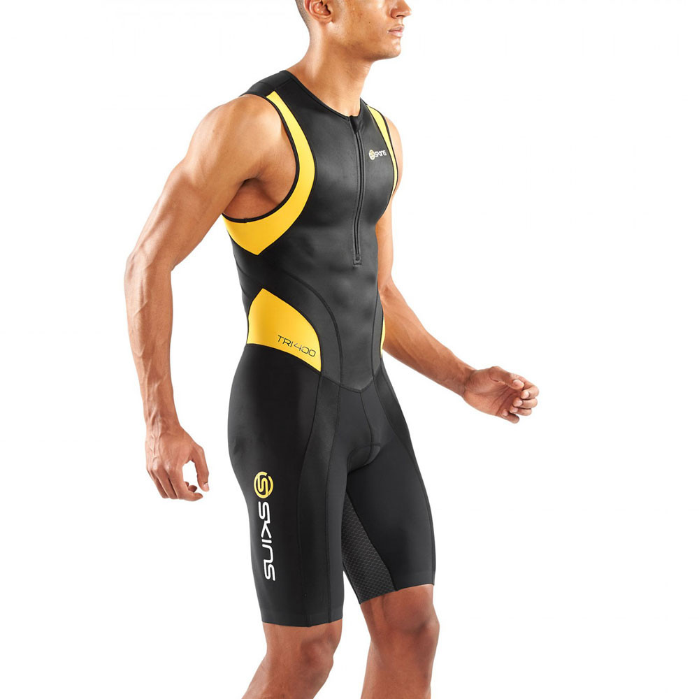 Skins TRI400 Triathlon Sleeveless Suit With Front Zip AW17