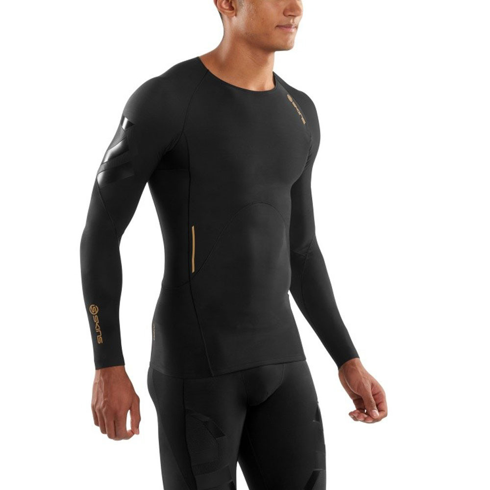 Skins A400 Long Sleeve Compression Running Top AW18