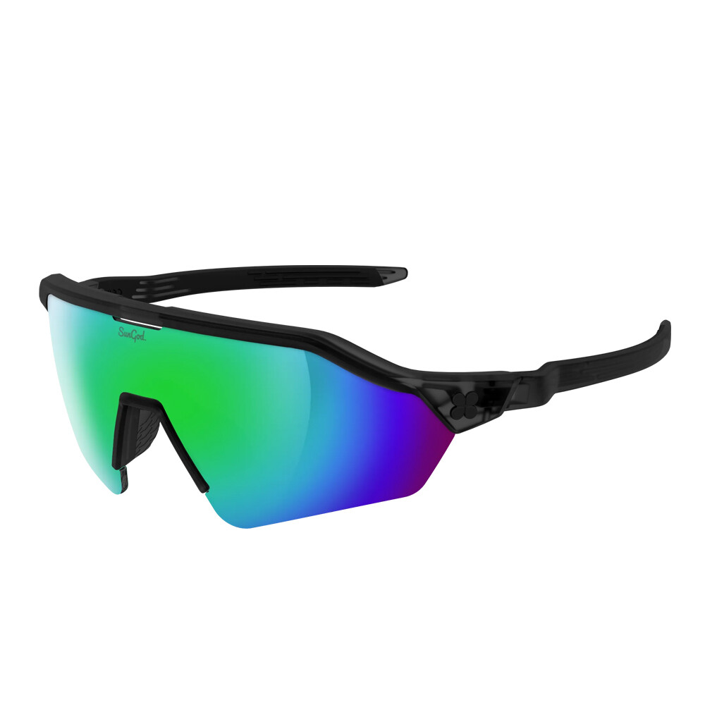 Frosted Phantom Black with Green