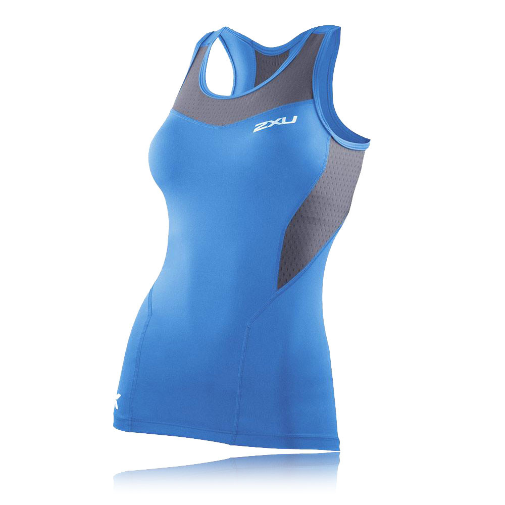 2XU Women's Base Compression Tank Top Running Vest