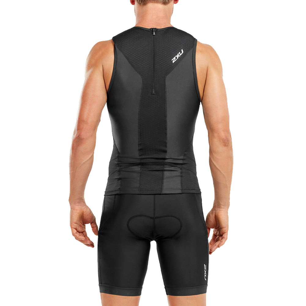 2XU Perform Rear Zip Singlet