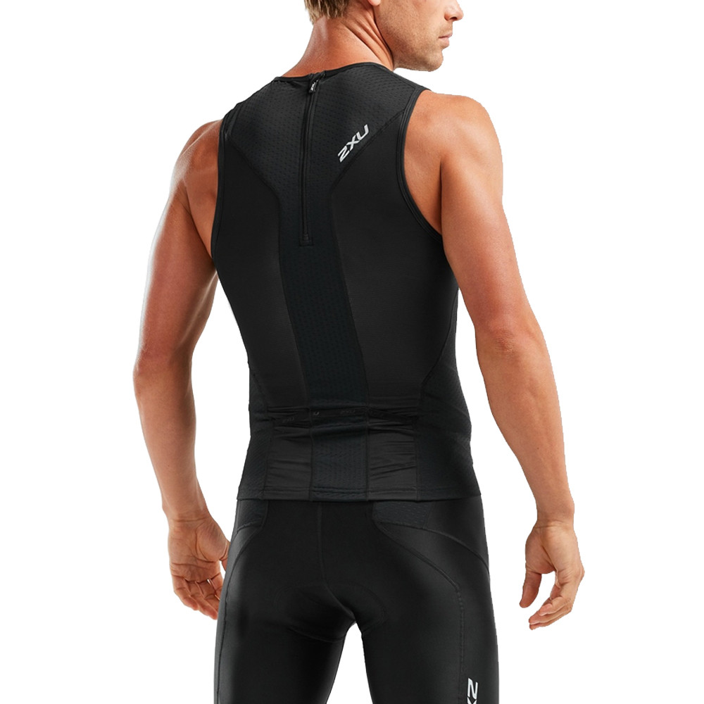 2XU Perform Rear Zip Singlet