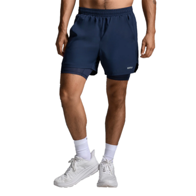 2XU Aero Mesh 2-in-1 5 Inch Shorts - AW25