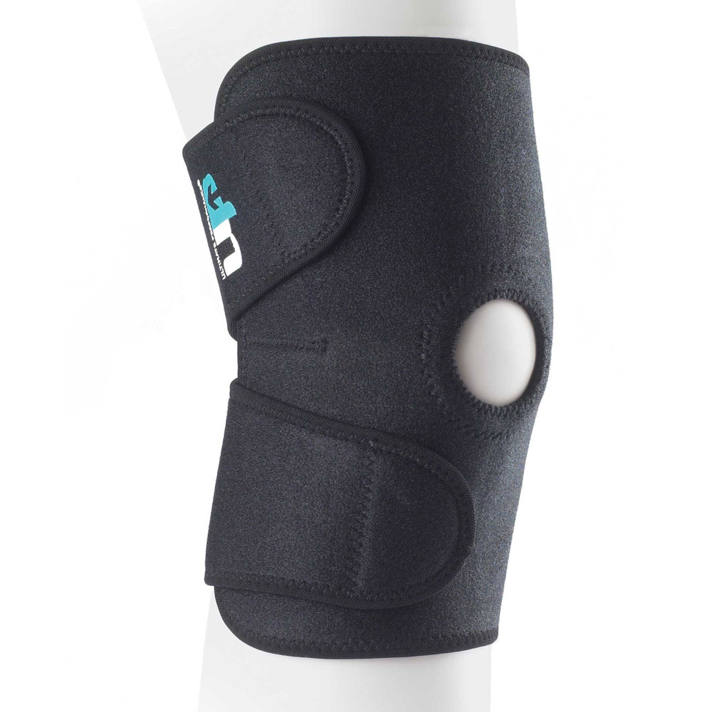 Наколенники для тренировок. Select open Patella Knee support (6201), наколенник с отверстием. 57637(4539) Wraparound Knee Stabilizer Mueller, стабилизатор коленной чашечки. Отзывы о наколенниках neues Gestrick.