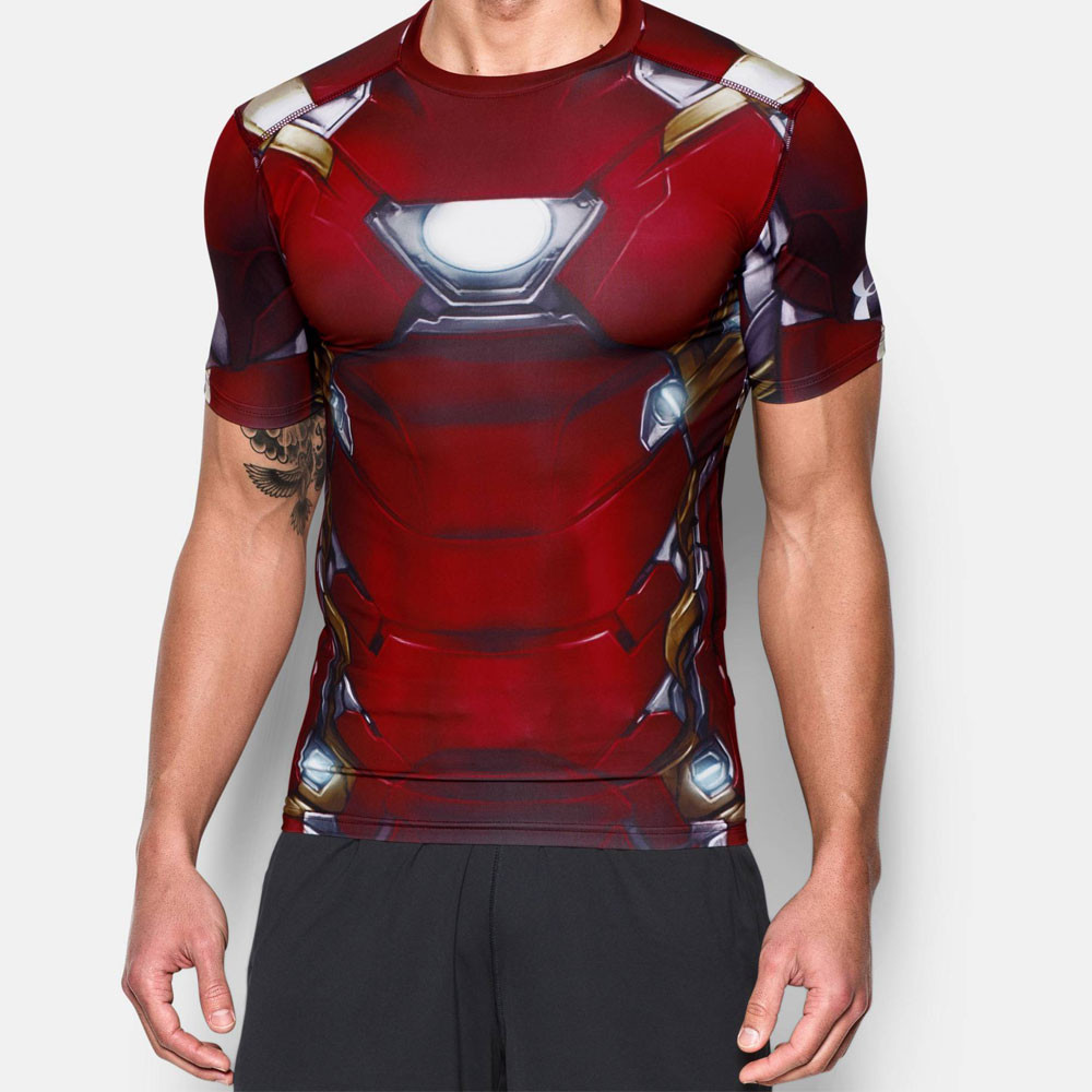 under armour iron man compression shirt