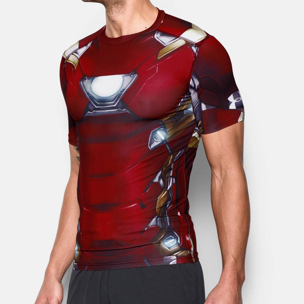 under armour iron man compression shirt