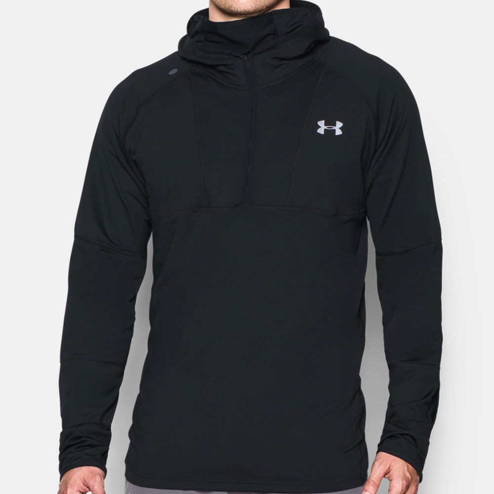 Under Armour No Breaks Balaclava Hooded Running Top AW16