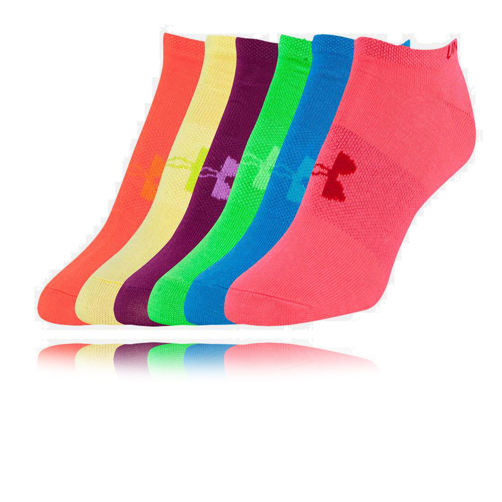Under Armour Solid 6 Pack NoShow Women's Training Socks SS17