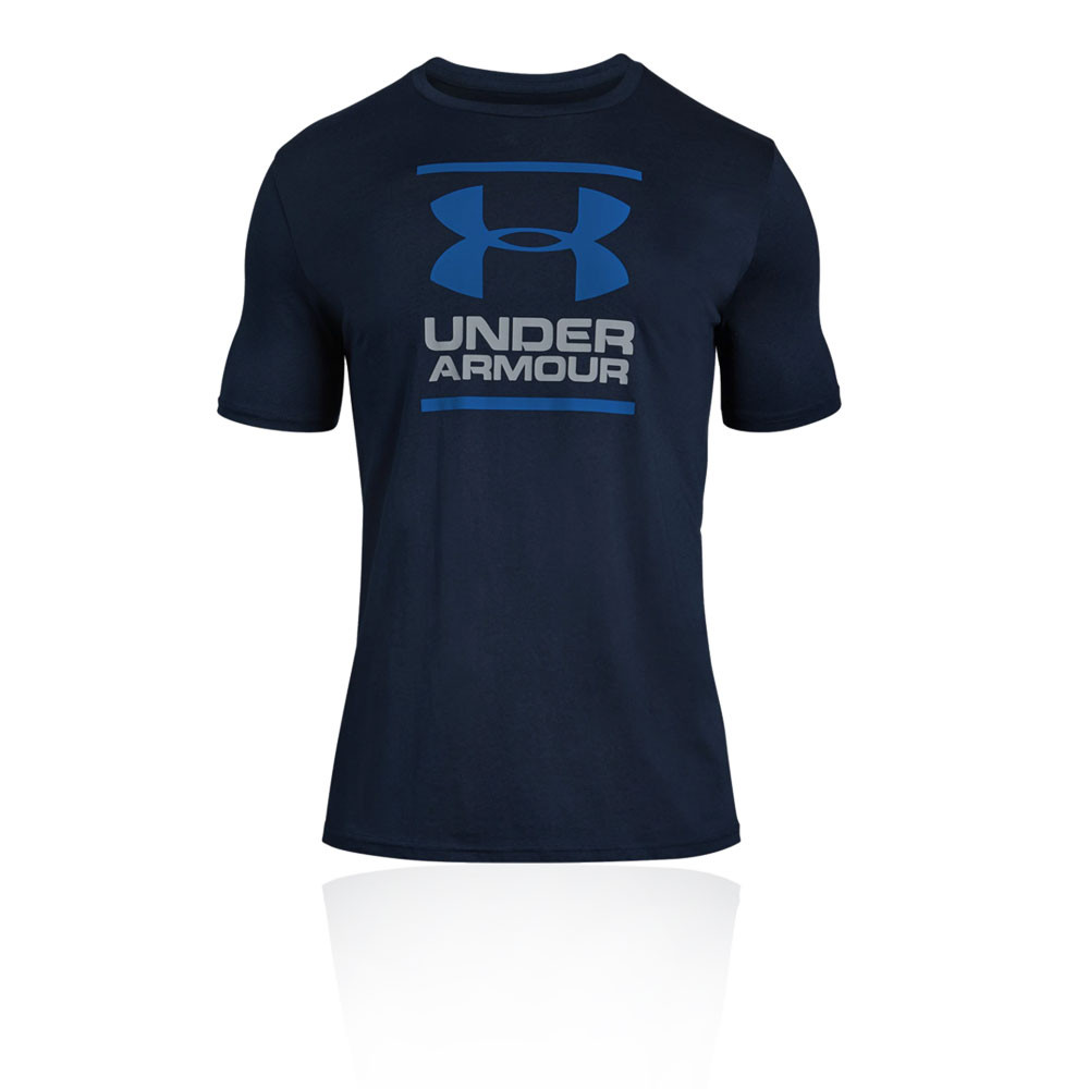 Under Armour Mens GL Foundation Short Sleeve T Shirt Tee Top White Sports Gym