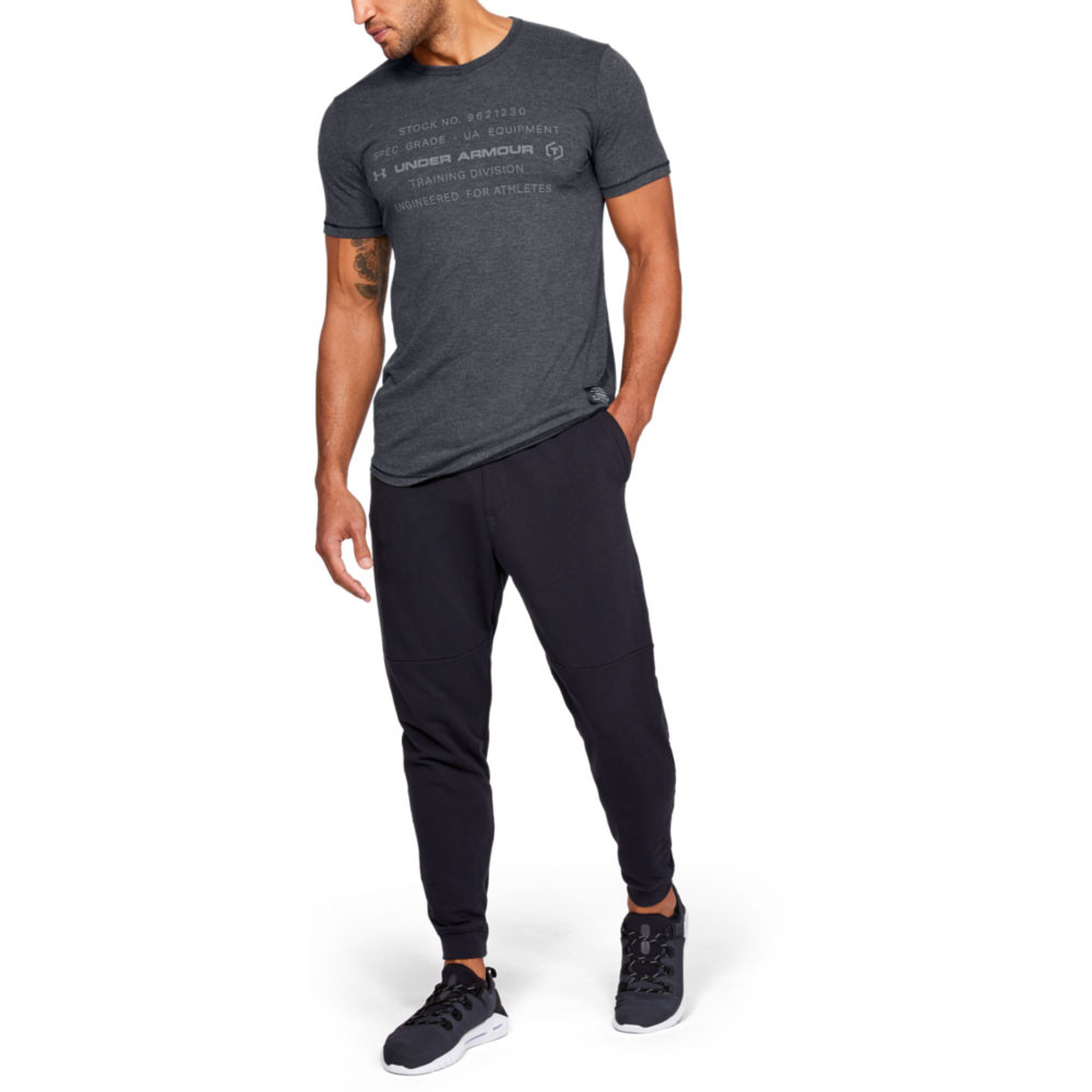 Under Armour Mens Sportstyle Triblend T Shirt Tee Top Grey Sports Gym Breathable