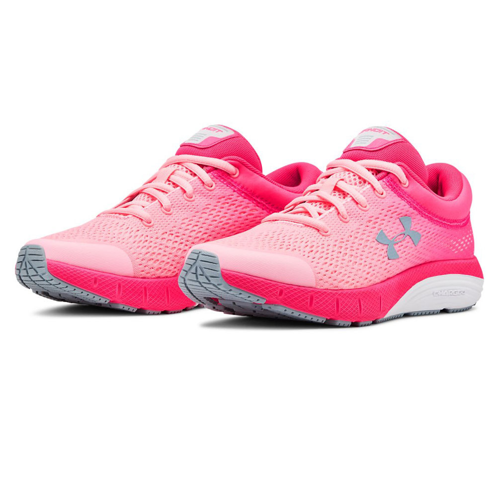 Pink Sports Under Armour Boys GS Assert 8 Running Shoes Trainers Sneakers