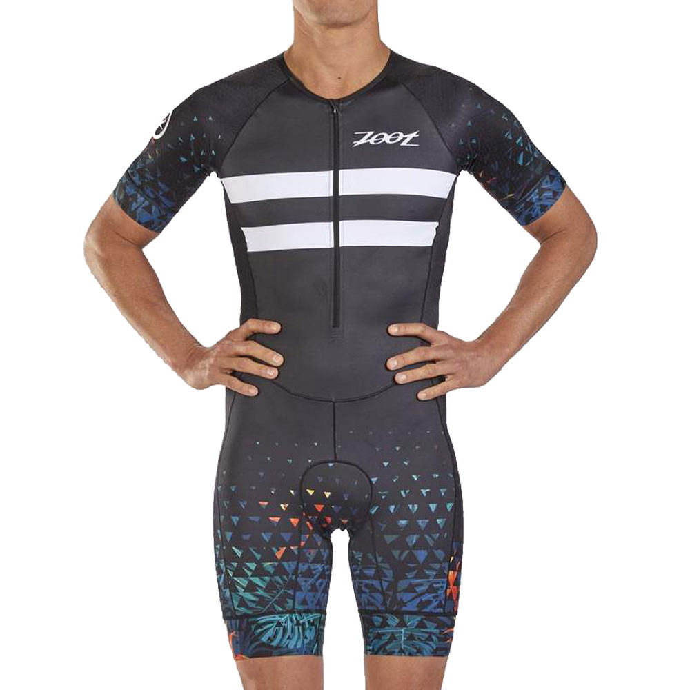 Zoot Mens LTD Tri Aero Race Suit Navy Blue Sports Cycling Running